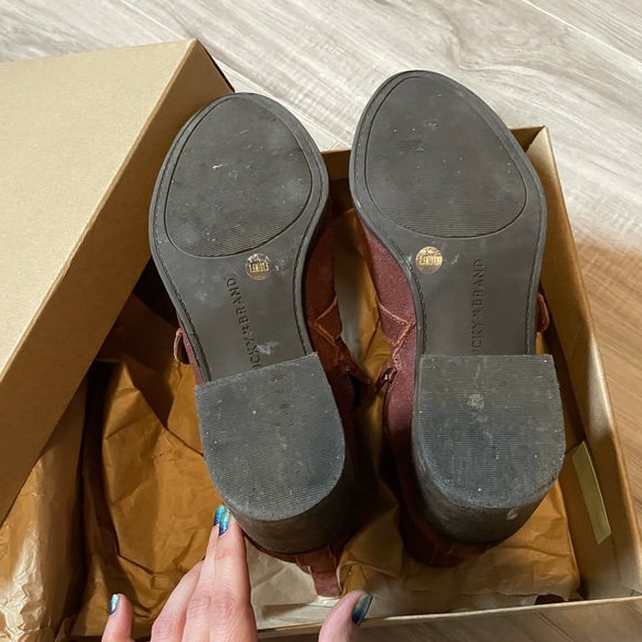 Like new! Very gently used! Real leather! Oxblood red booties! - Picture 3 of 6